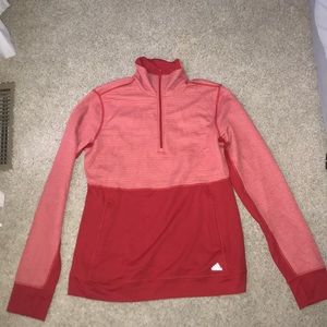Adidas half zip pull over